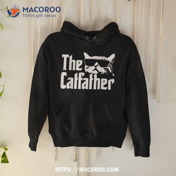 The Catfather Shirt Cat Daddy Funny Gift, Gifts For Dad Amazon