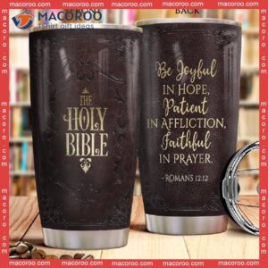 The Holy Bible Book Stainless Steel Tumbler