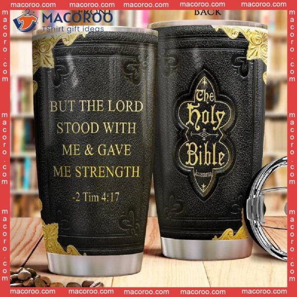 The Holy Bible Book Stainless Steel Tumbler