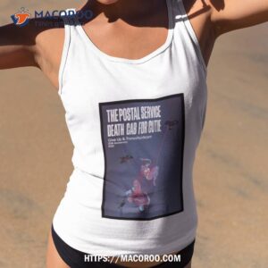 the postal service death cab for cutie celebrate the 20th anniversaries 2023 poster shirt tank top 2