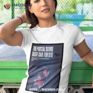 the postal service death cab for cutie celebrate the 20th anniversaries 2023 poster shirt tshirt 1