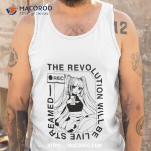 the revolution will be live streamed rec shirt tank top