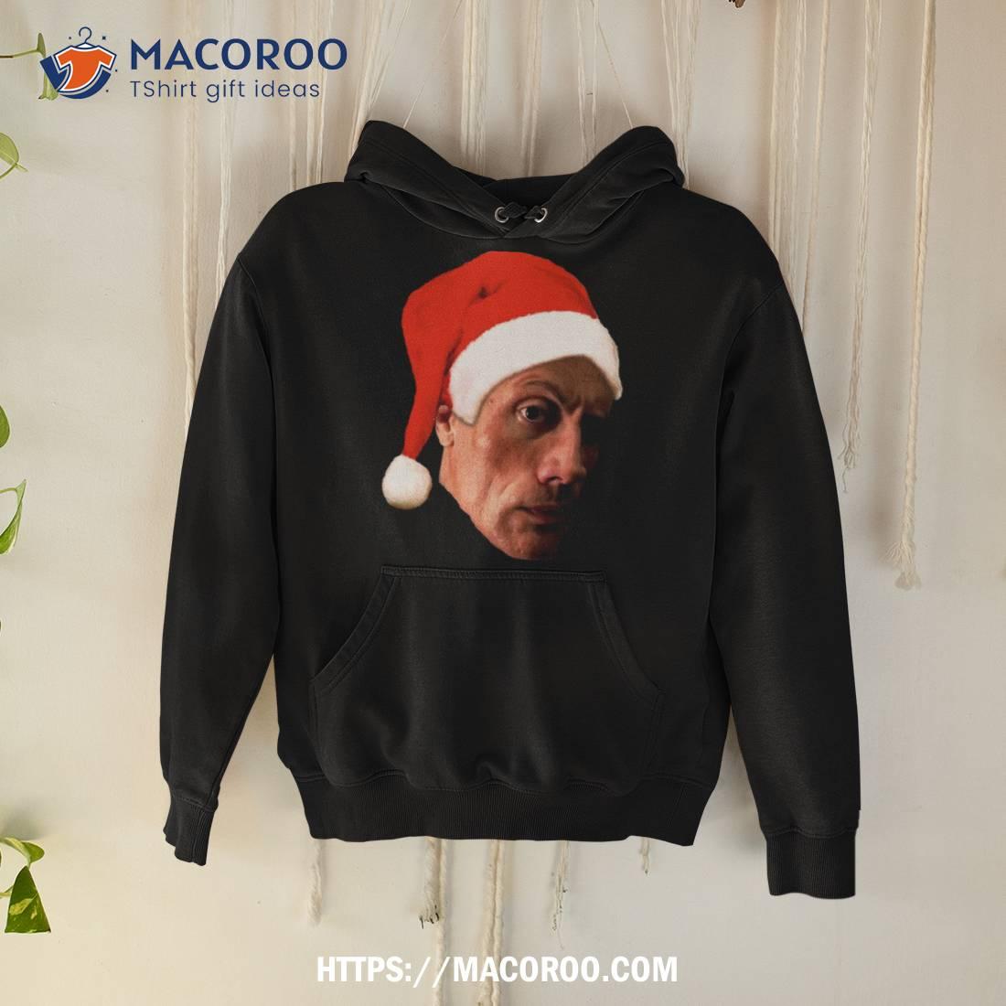 The Rock Eyebrow Raise Sus Christmas Meme Unisex Sweatshirt - Teeruto