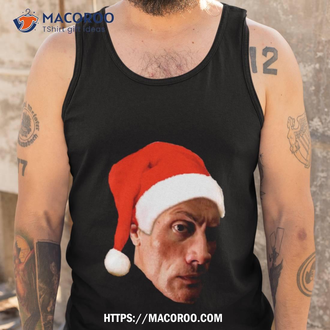 The Rock Eyebrow Raise Face Christmas Meme Shirt