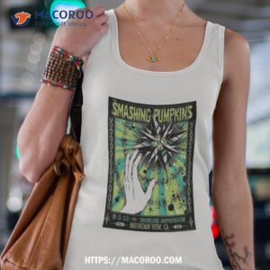 the smashing pumpkins mountain view ca event 2023 poster shirt tank top 4