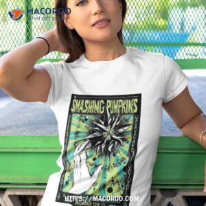 the smashing pumpkins mountain view ca event 2023 poster shirt tshirt 1