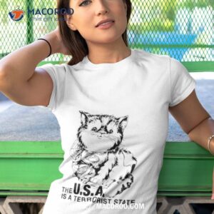 the u s a is a terrorist state shirt tshirt 1