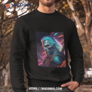 the witcher style with more vibrant colors shirt sweatshirt