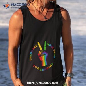 there are more than two genders funny lgbtq shirt tank top