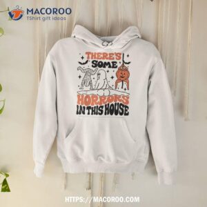 There’s Some Horrors Funny Ghost Spooky Pumpkin Halloween Shirt, Halloween Candy Bouquet