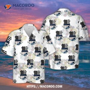 Thin Blue Line Hawaiian Shirt