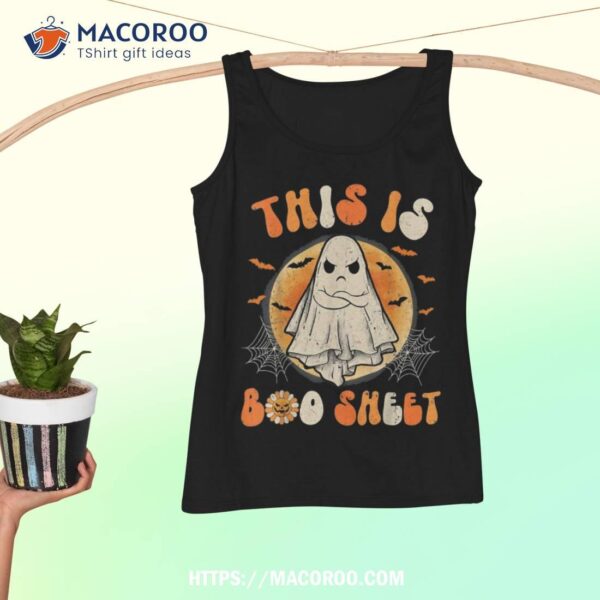 This Is Boo Sheet Ghost Retro Halloween Costume Funny Shirt, Spooky Gifts