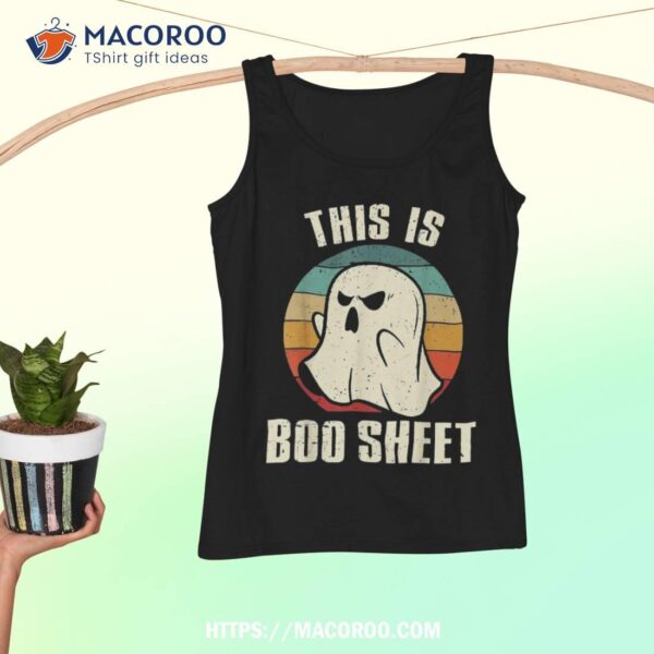 This Is Boo Sheet Ghost Retro Halloween Costume Shirt