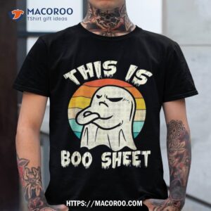 This Is Boo Sheet Ghost Retro Halloween Costume Shirt