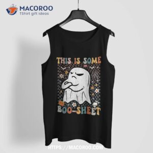 this is some boo sheet hippie halloween ghost costume shirt scary skull tank top