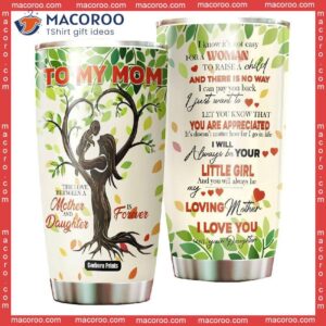 to mom from daughter tree mother s day stainless steel tumbler 0