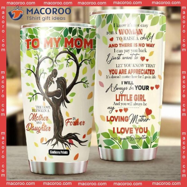 To Mom From Daughter Tree Mother’s Day Stainless Steel Tumbler