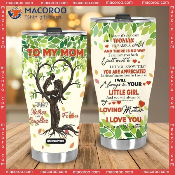 To Mom From Daughter Tree Mother’s Day Stainless Steel Tumbler