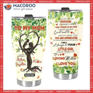 to mom from daughter tree mother s day stainless steel tumbler 3