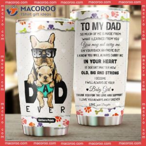 to my dad best dad ever stainless steel tumbler 1