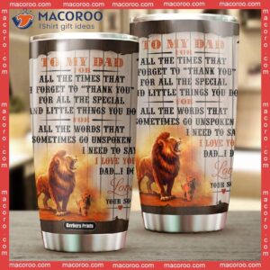 To My Dad From Son Father’s Day Stainless Steel Tumbler