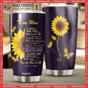 to my mom from daughter son mother s day stainless steel tumbler 1