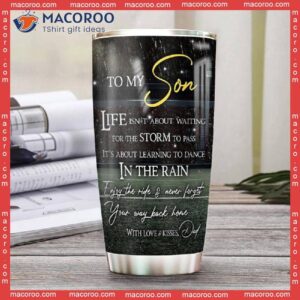 To My Son From Dad Stainless Steel Tumbler