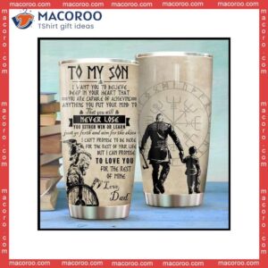 To My Son Stainless Steel Tumbler