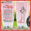 To My Wife From Husband Stainless Steel Tumbler