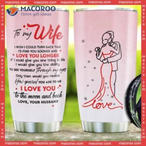 To My Wife From Husband Stainless Steel Tumbler