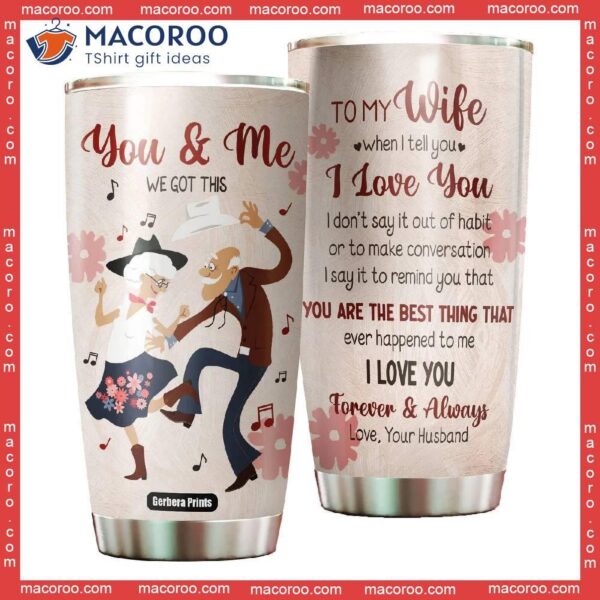 To My Wife Mother’s Day Gift From Husband Stainless Steel Tumbler