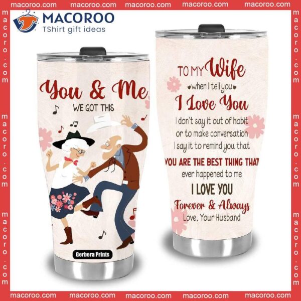 To My Wife Mother’s Day Gift From Husband Stainless Steel Tumbler