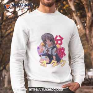 tomoyo sakagami clannad kuranado retro sunset anime shirt sweatshirt