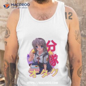 tomoyo sakagami clannad kuranado retro sunset anime shirt tank top