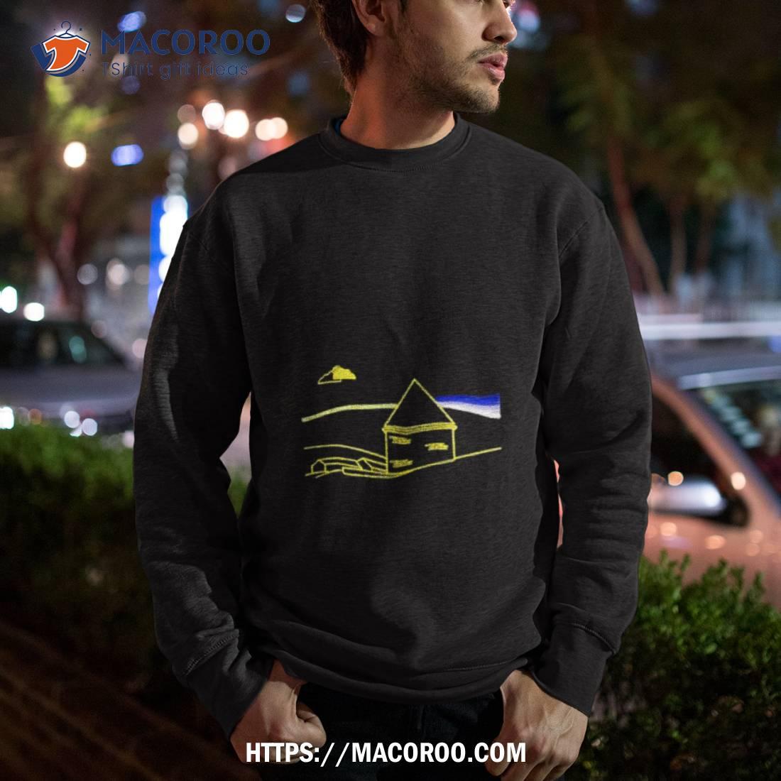 American Football Silhouette Crew Neck Sweatshirt