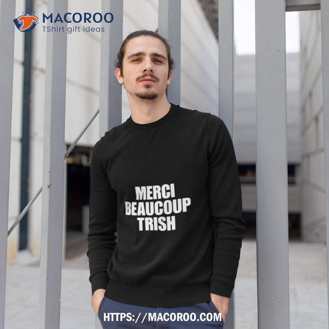 Merci Beaucoup T-Shirt French quote' Men's Longsleeve Shirt