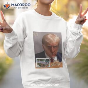 trump mugshot just peachy greetings from georgia 2024 republican photo design shirt sweatshirt 2