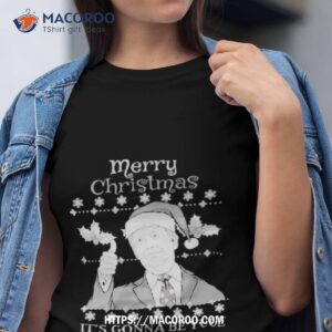 Trump Mugshot Merry Christmas It’s Gonna Be Yuge Shirt
