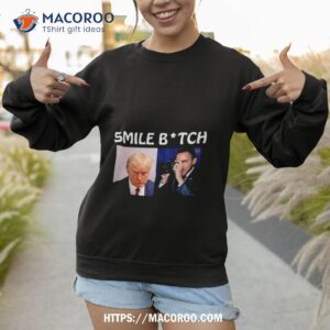 trump mugshot smile bitch obama photo design shirt sweatshirt