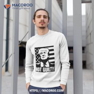 trump not guilty mugshot 2024 presidenshirt sweatshirt 1