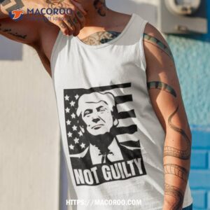 trump not guilty mugshot 2024 presidenshirt tank top 1
