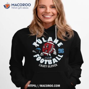 tulane green wave casey glover 2023 ncaa football shirt hoodie 1