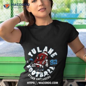 Tulane Green Wave Ethan Greenberg 2023 Ncaa Football Shirt
