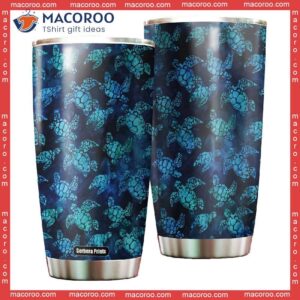 Turtle Hawaiian Blue Stainless Steel Tumbler