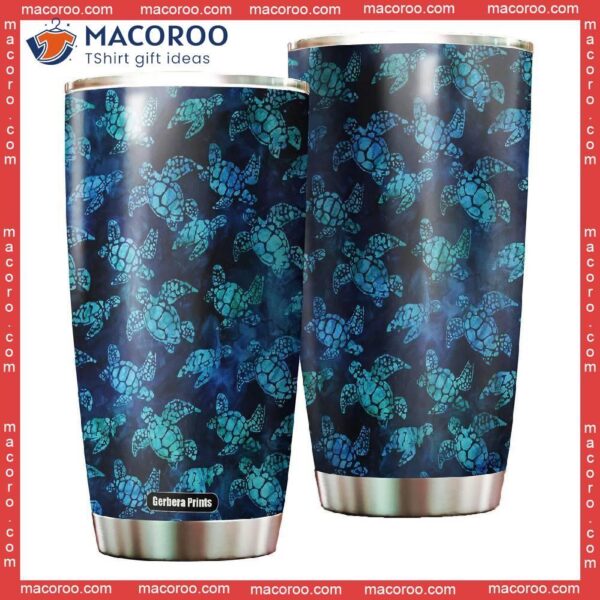 Turtle Hawaiian Blue Stainless Steel Tumbler