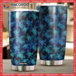 turtle hawaiian blue stainless steel tumbler 1