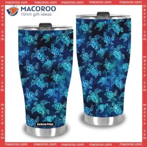 turtle hawaiian blue stainless steel tumbler 2