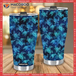 turtle hawaiian blue stainless steel tumbler 3