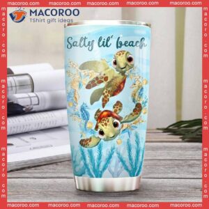 Turtle Salty Beach Stainless Steel Tumbler