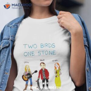 two birds one stone men s shirt tshirt